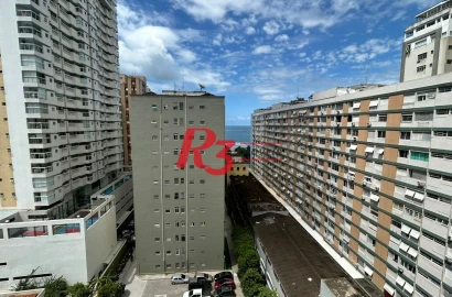 Apartamento com 1 dormitório à venda, 30 m² por R$ 250.000,00 - Embaré - Santos/SP