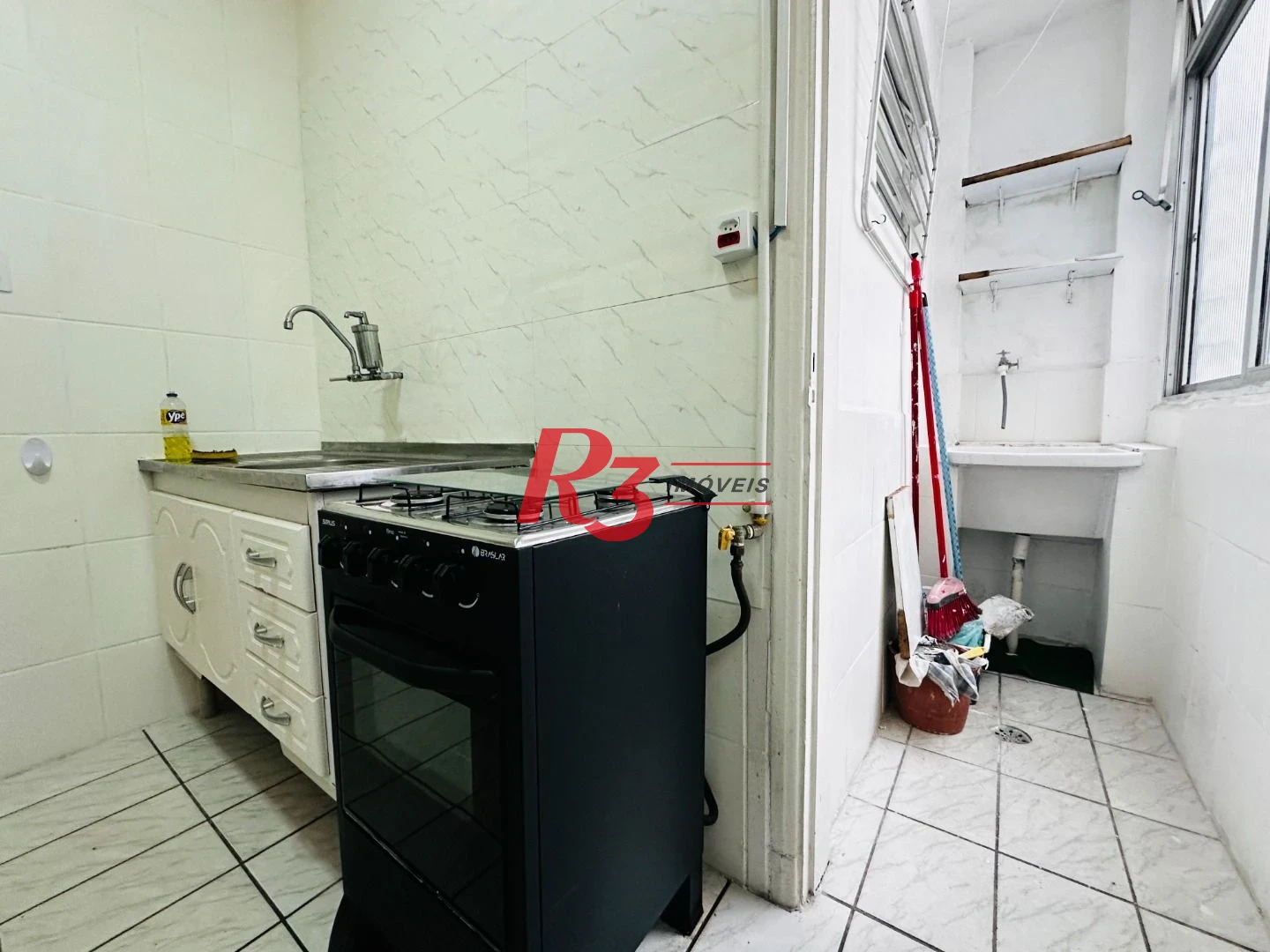 Apartamento para alugar, 59 m² por R$ 3.500,00/mês - Boqueirão - Santos/SP