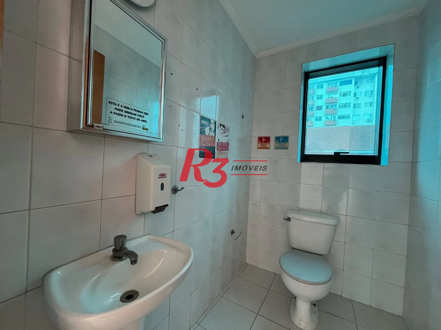 Sala para alugar, 90 m² por R$ 4.500,00/mês - Gonzaga - Santos/SP