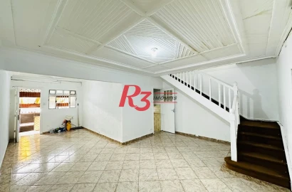 Sobrado com 3 dormitórios à venda, 248 m² por R$ 1.200.000,00 - Vila Belmiro - Santos/SP