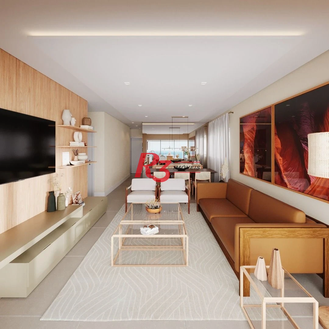Apartamento à venda, 158 m² por R$ 4.188.000,00 - Embaré - Santos/SP