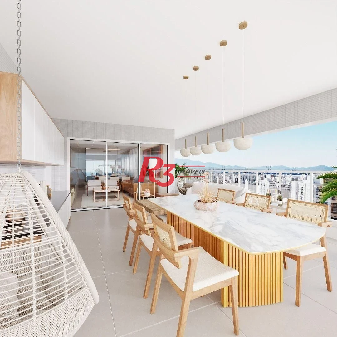 Apartamento à venda, 158 m² por R$ 4.188.000,00 - Embaré - Santos/SP