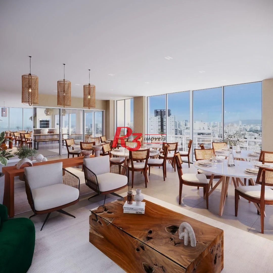 Apartamento à venda, 158 m² por R$ 4.188.000,00 - Embaré - Santos/SP