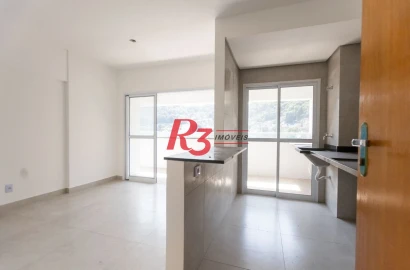 Apartamento com 2 dormitórios à venda, 59 m² por R$ 585.000,00 - Marapé - Santos/SP