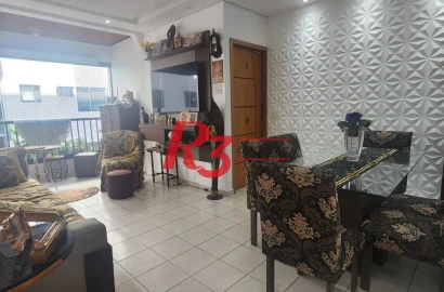 Apartamento à venda, 100 m² por R$ 830.000,00 - Pompéia - Santos/SP