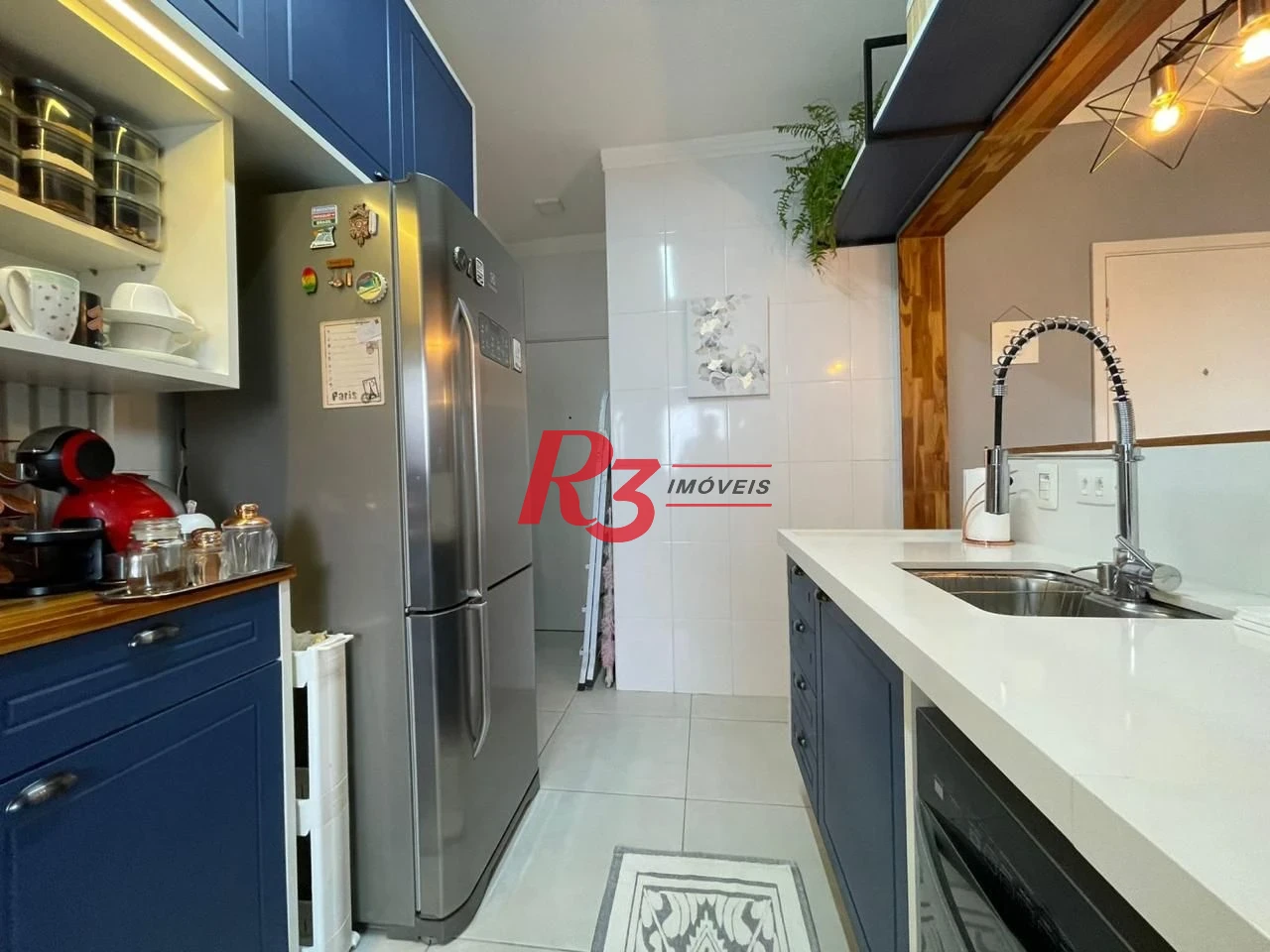 Apartamento com 3 dormitórios à venda, 92 m² por R$ 810.000,00 - Itararé - São Vicente/SP
