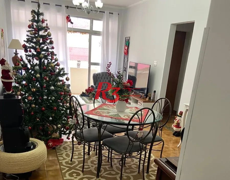 Apartamento com 2 dormitórios à venda, 83 m² por R$ 425.000,00 - José Menino - Santos/SP
