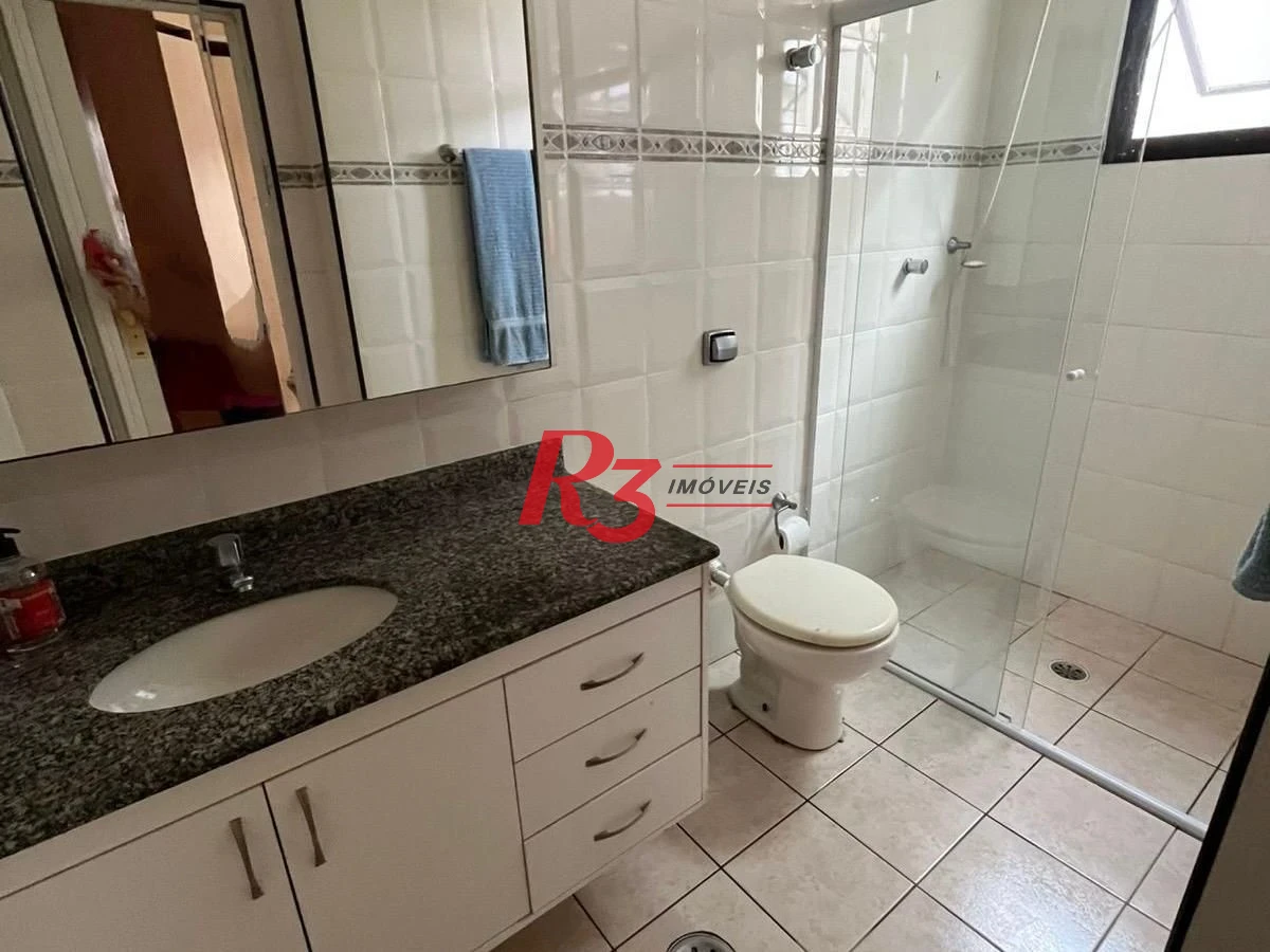 Apartamento com 2 dormitórios à venda, 80 m² por R$ 540.000,00 - Campo Grande - Santos/SP