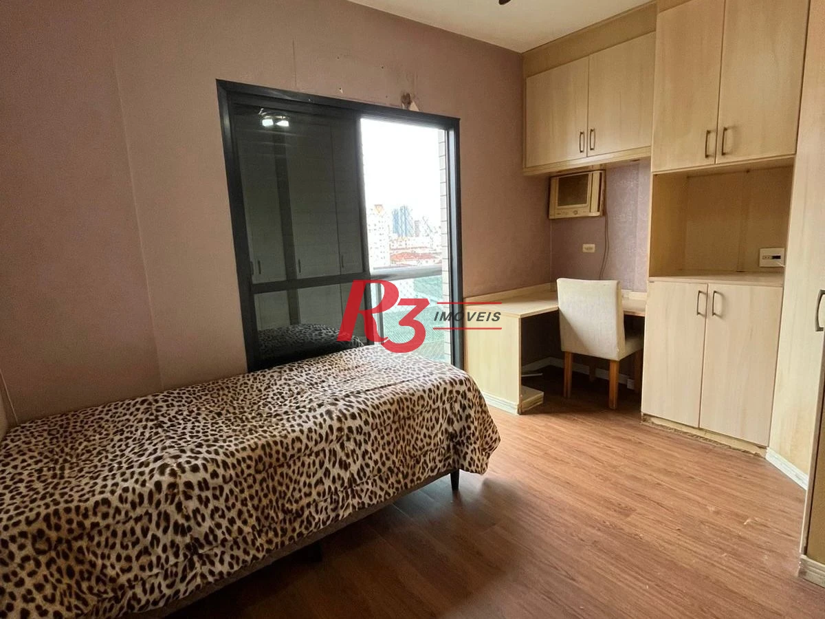 Apartamento com 2 dormitórios à venda, 80 m² por R$ 540.000,00 - Campo Grande - Santos/SP