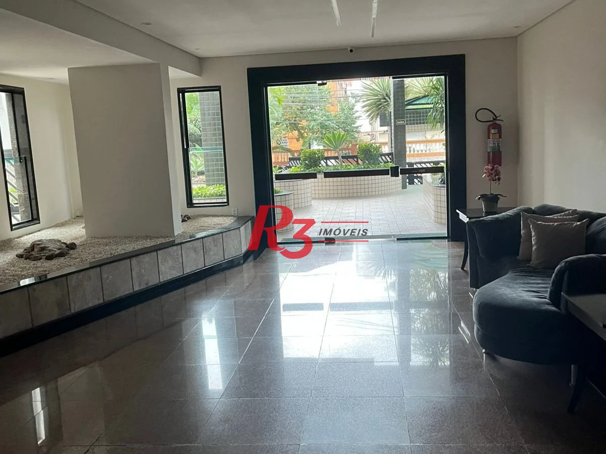 Apartamento com 2 dormitórios à venda, 80 m² por R$ 540.000,00 - Campo Grande - Santos/SP
