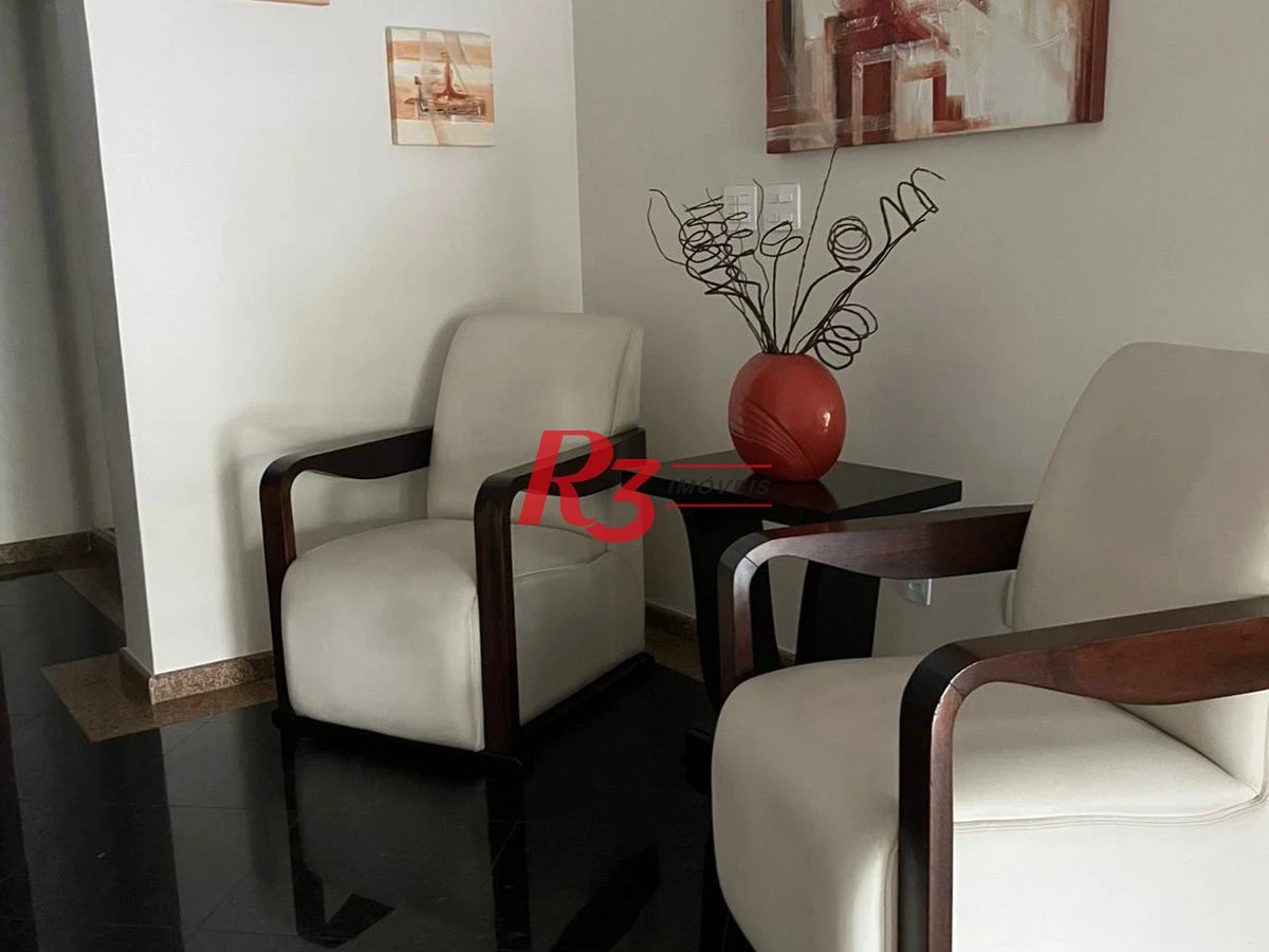 Apartamento com 2 dormitórios à venda, 80 m² por R$ 540.000,00 - Campo Grande - Santos/SP