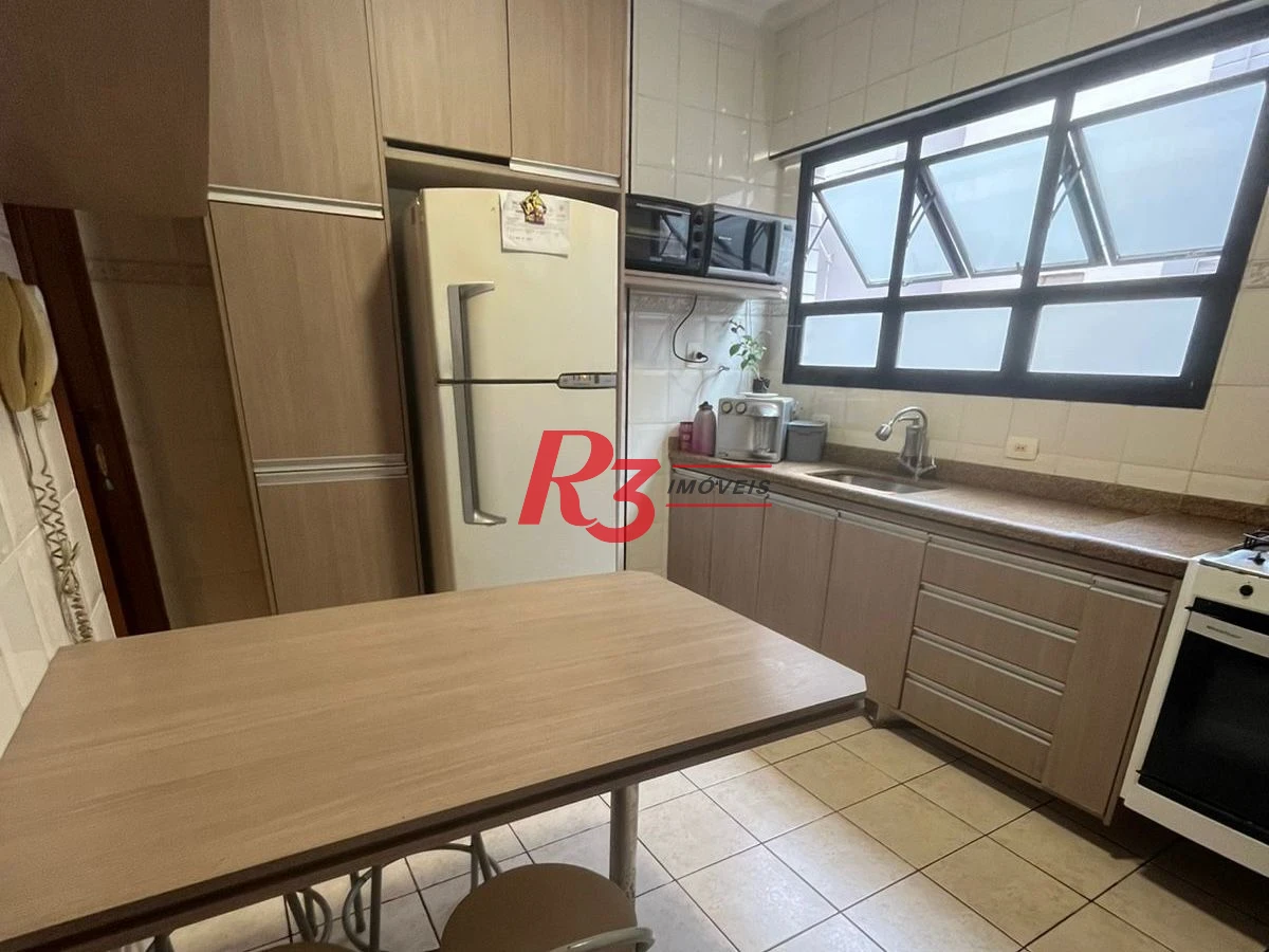 Apartamento com 2 dormitórios à venda, 80 m² por R$ 540.000,00 - Campo Grande - Santos/SP