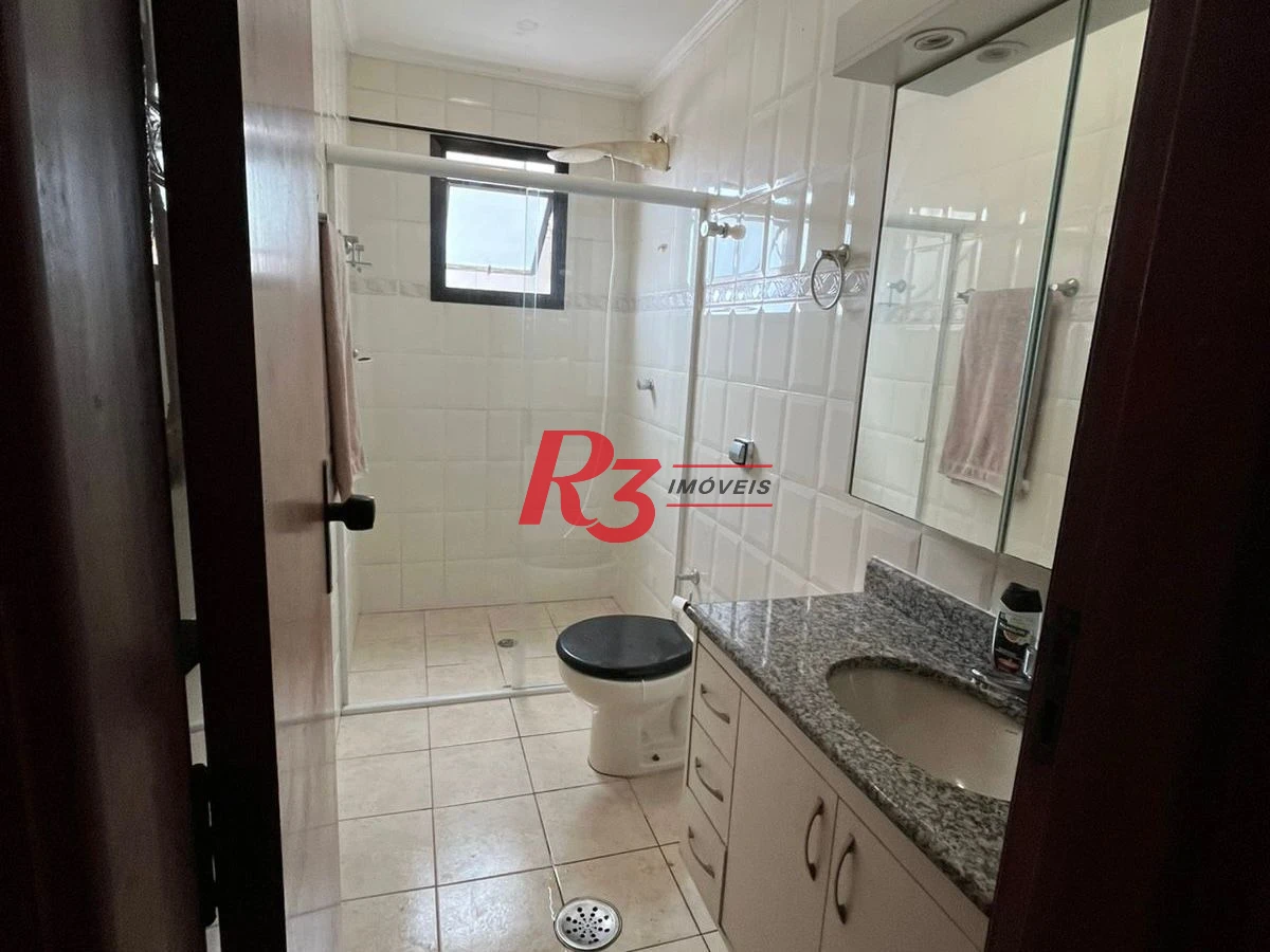 Apartamento com 2 dormitórios à venda, 80 m² por R$ 540.000,00 - Campo Grande - Santos/SP