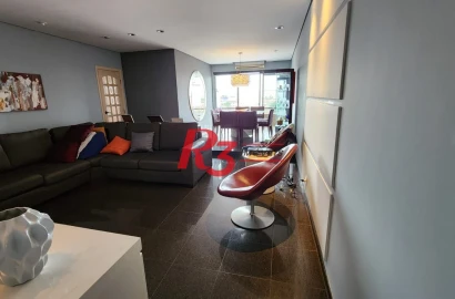 Apartamento à venda, 130 m² por R$ 1.300.000,00 - Boqueirão - Santos/SP