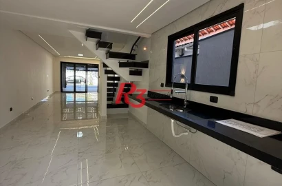 Casa à venda, 204 m² por R$ 1.800.000,00 - Boqueirão - Praia Grande/SP