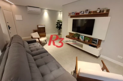 Apartamento à venda, 108 m² por R$ 862.000,00 - Embaré - Santos/SP