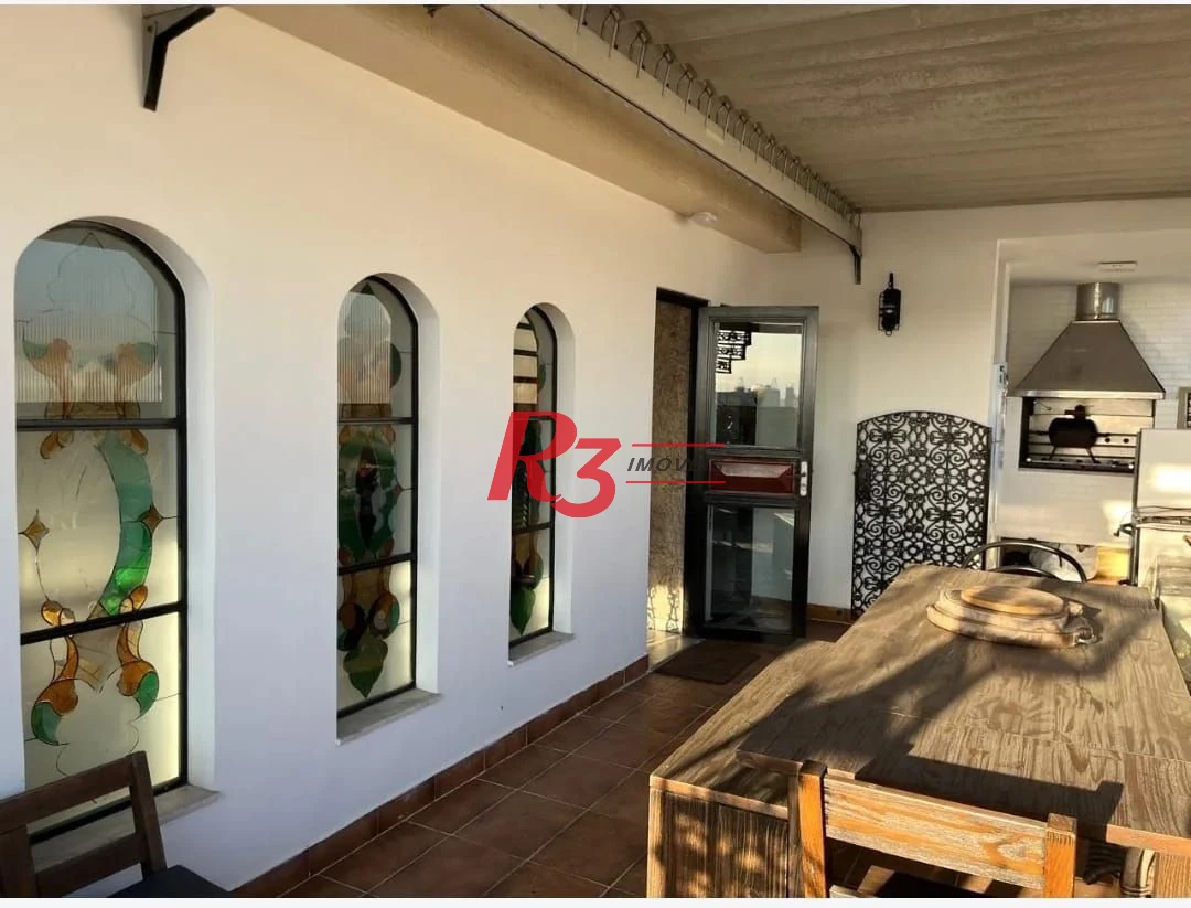 Cobertura à venda, 361 m² por R$ 2.490.000,00 - Ponta da Praia - Santos/SP