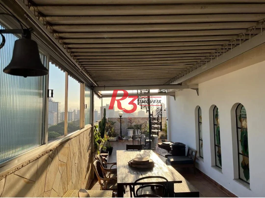 Cobertura à venda, 361 m² por R$ 2.490.000,00 - Ponta da Praia - Santos/SP