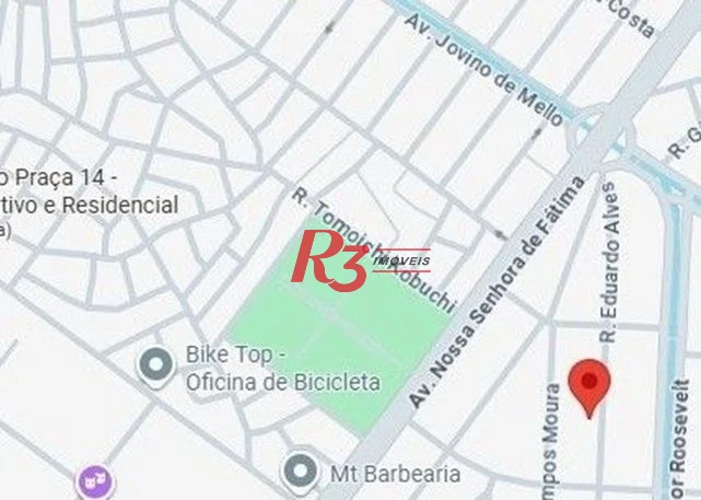 Terreno à venda, 270 m² por R$ 355.000,00 - Vila São Jorge - Santos/SP