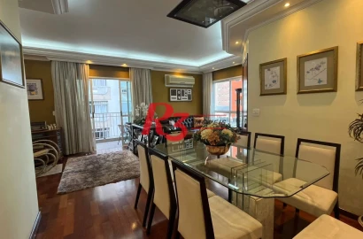 Apartamento com 4 dormitórios à venda, 158 m² por R$ 1.800.000,00 - Boqueirão - Santos/SP