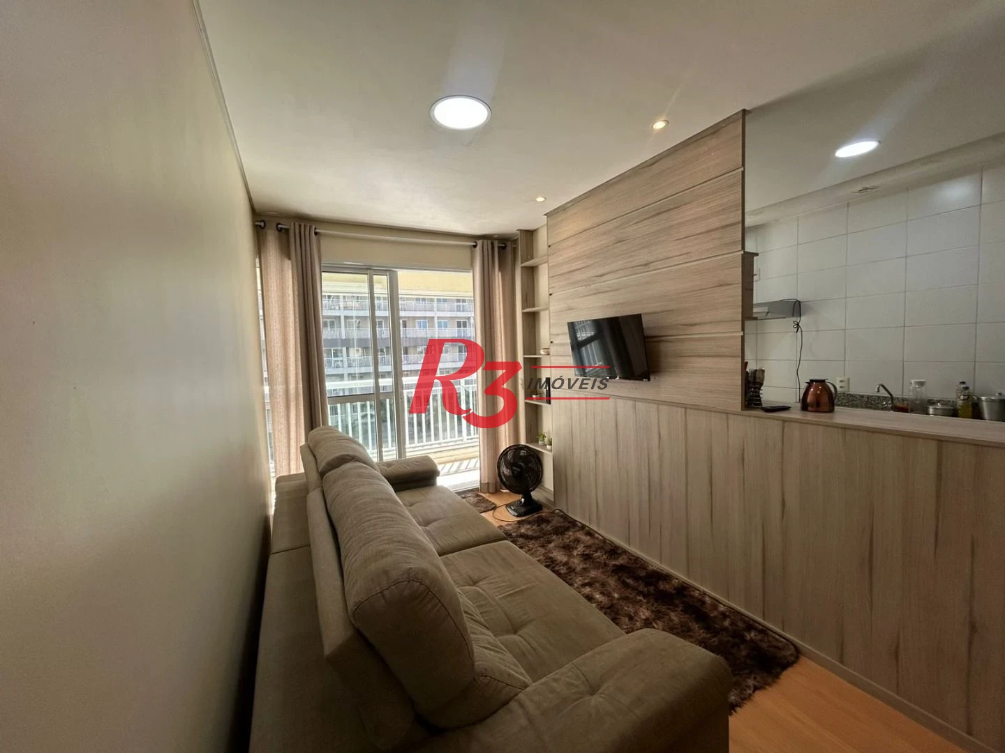Apartamento com 1 dormitório à venda, 50 m² por R$ 380.000,00 - Vila Matias - Santos/SP