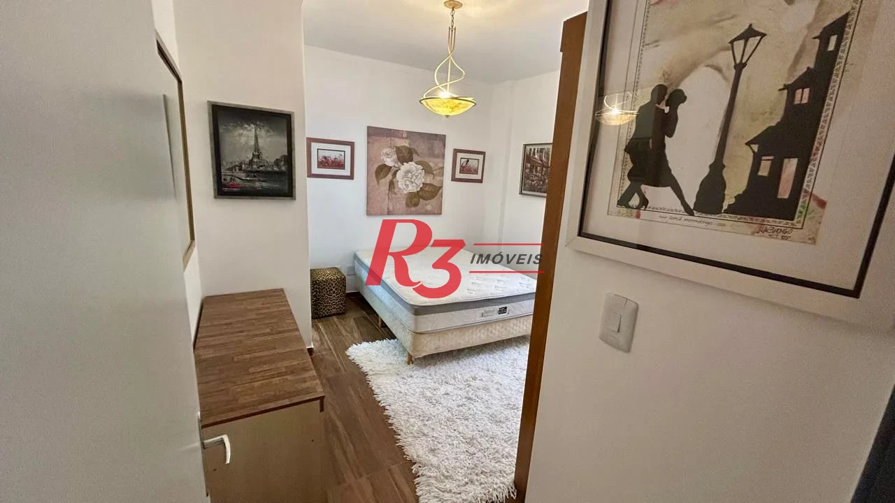 Apartamento com 1 dormitório à venda, 70 m² por R$ 570.000,00 - Pompéia - Santos/SP