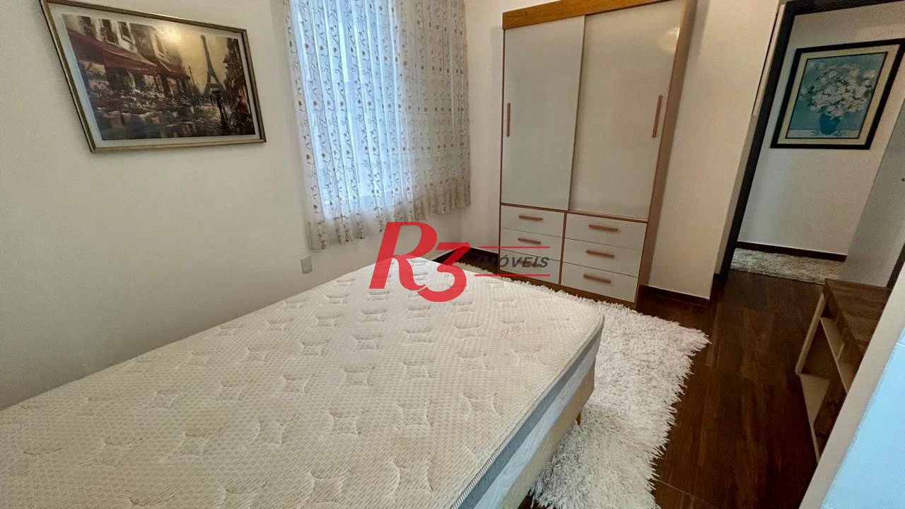 Apartamento com 1 dormitório à venda, 70 m² por R$ 570.000,00 - Pompéia - Santos/SP