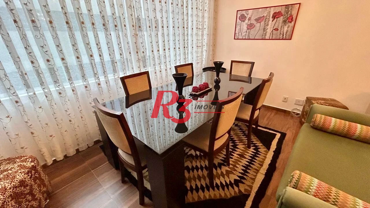 Apartamento com 1 dormitório à venda, 70 m² por R$ 570.000,00 - Pompéia - Santos/SP