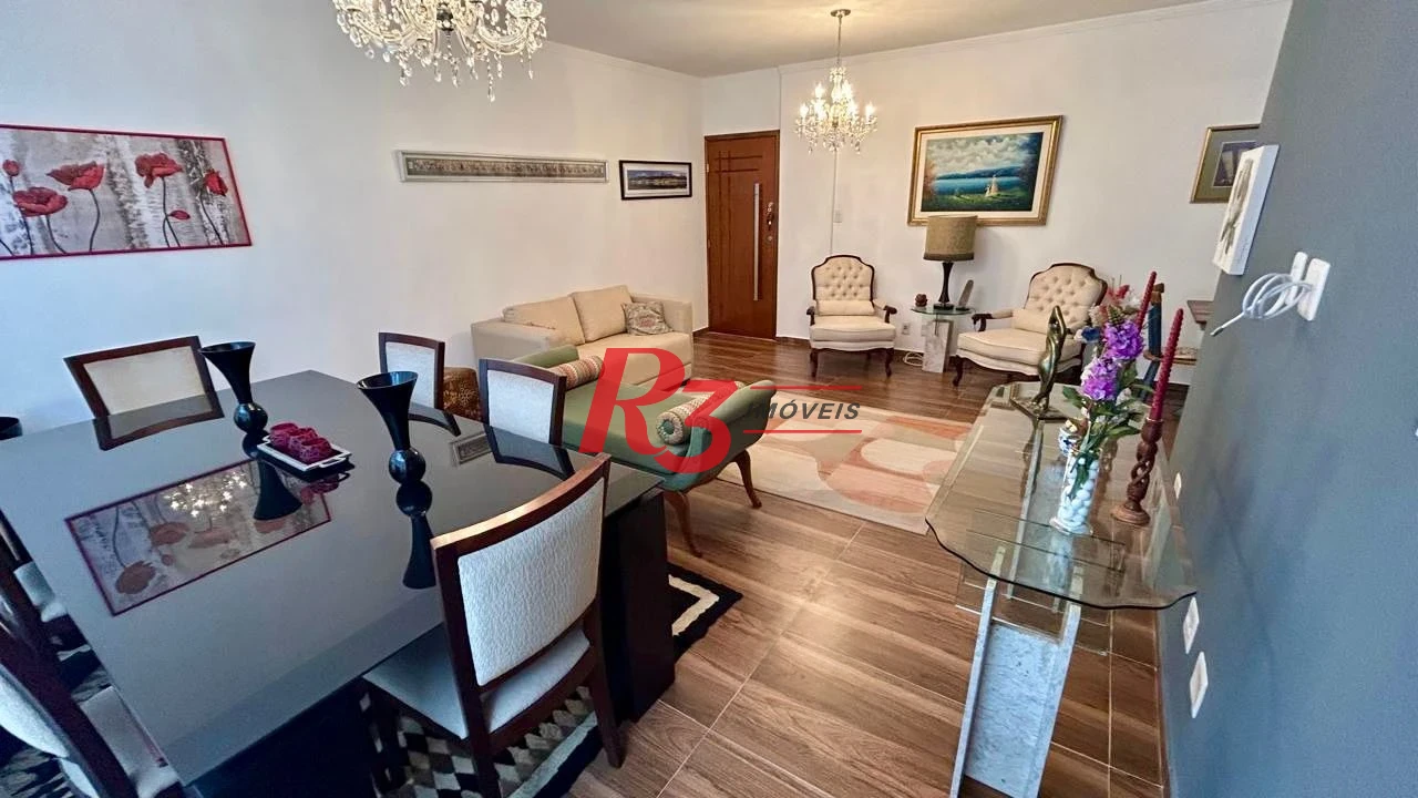 Apartamento com 1 dormitório à venda, 70 m² por R$ 570.000,00 - Pompéia - Santos/SP