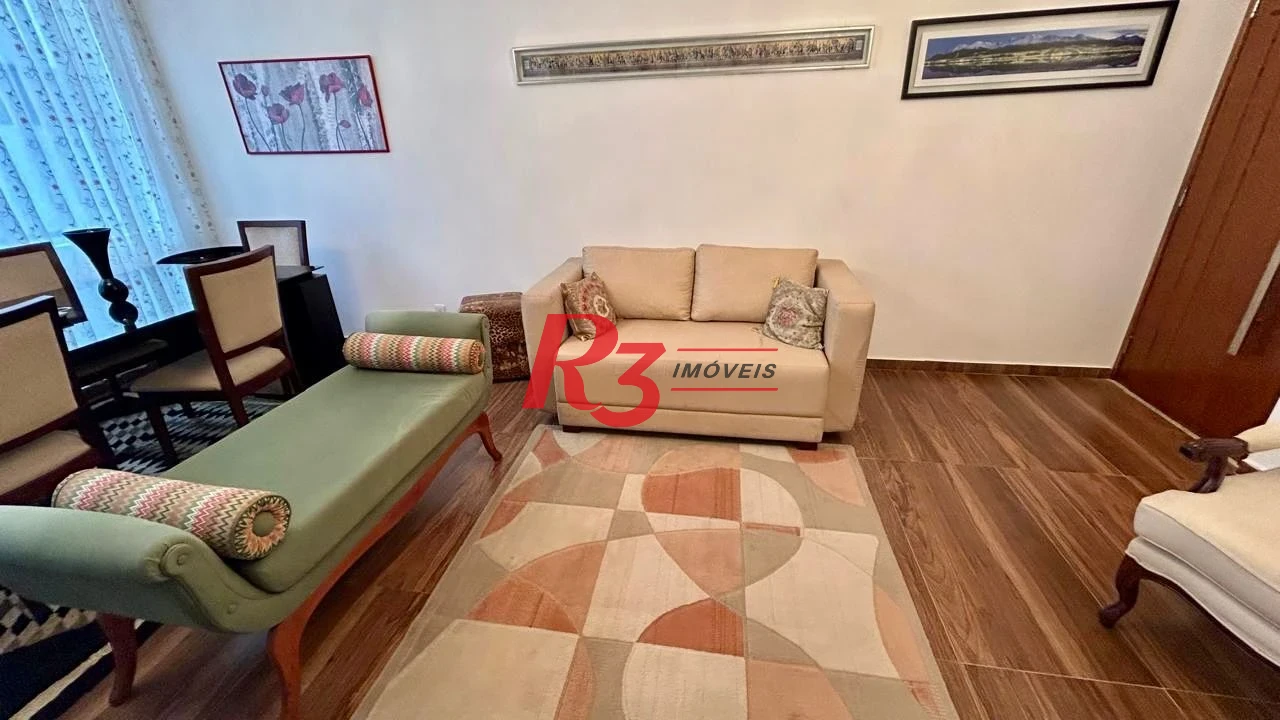 Apartamento com 1 dormitório à venda, 70 m² por R$ 570.000,00 - Pompéia - Santos/SP