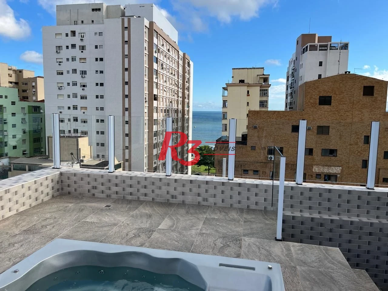 Cobertura com 3 dormitórios à venda, 178 m² por R$ 1.800.000,00 - Aparecida - Santos/SP