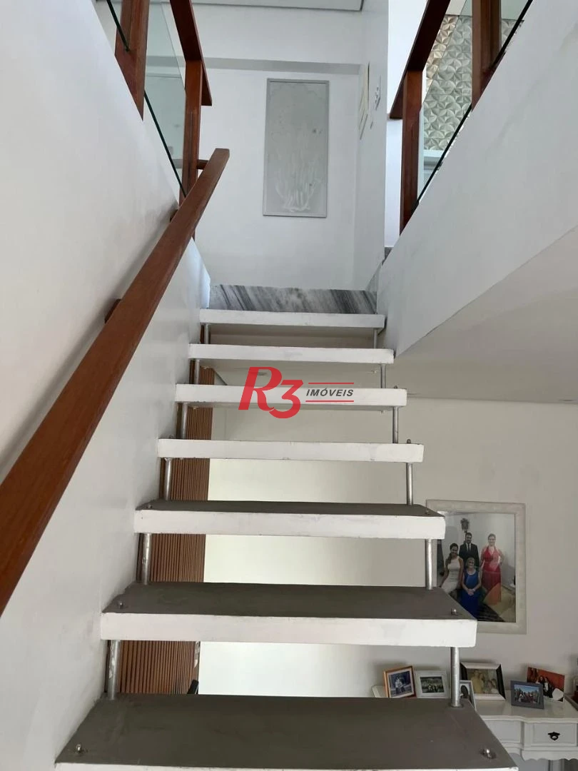 Cobertura com 3 dormitórios à venda, 178 m² por R$ 1.800.000,00 - Aparecida - Santos/SP