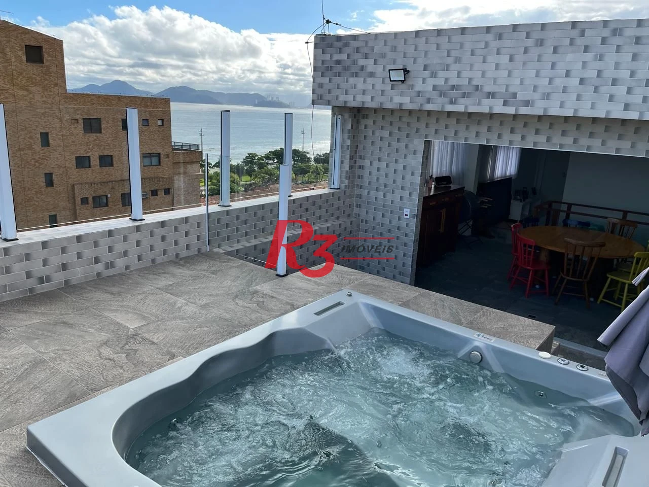 Cobertura com 3 dormitórios à venda, 178 m² por R$ 1.800.000,00 - Aparecida - Santos/SP