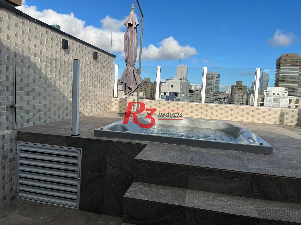 Cobertura com 3 dormitórios à venda, 178 m² por R$ 1.800.000,00 - Aparecida - Santos/SP