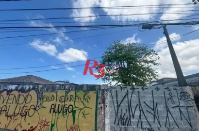 Terreno, 300 m² - venda por R$ 585.000,00 ou aluguel por R$ 4.000,00/mês - Estuário - Santos/SP