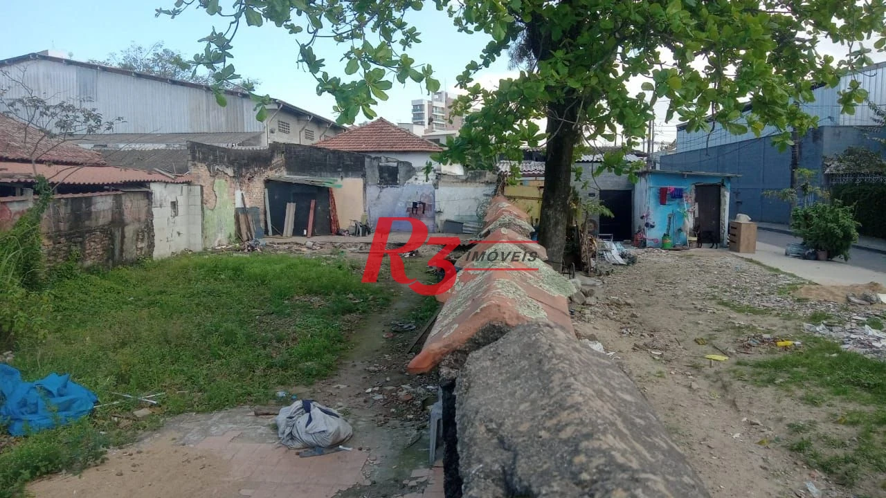 Terreno, 300 m² - venda por R$ 585.000,00 ou aluguel por R$ 4.000,00/mês - Estuário - Santos/SP
