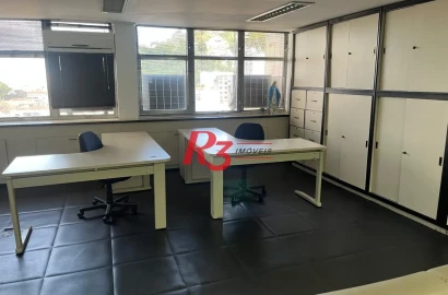 Sala para alugar, 120 m² por R$ 4.500,00/mês - Centro - Santos/SP