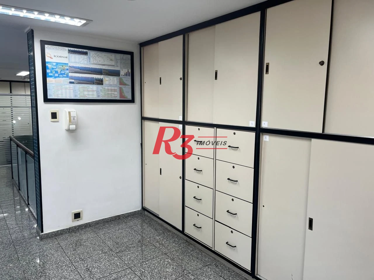 Sala para alugar, 120 m² por R$ 4.500,00/mês - Centro - Santos/SP