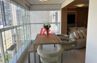 Apartamento à venda, 100 m² por R$ 2.120.000,00 - Gonzaga - Santos/SP