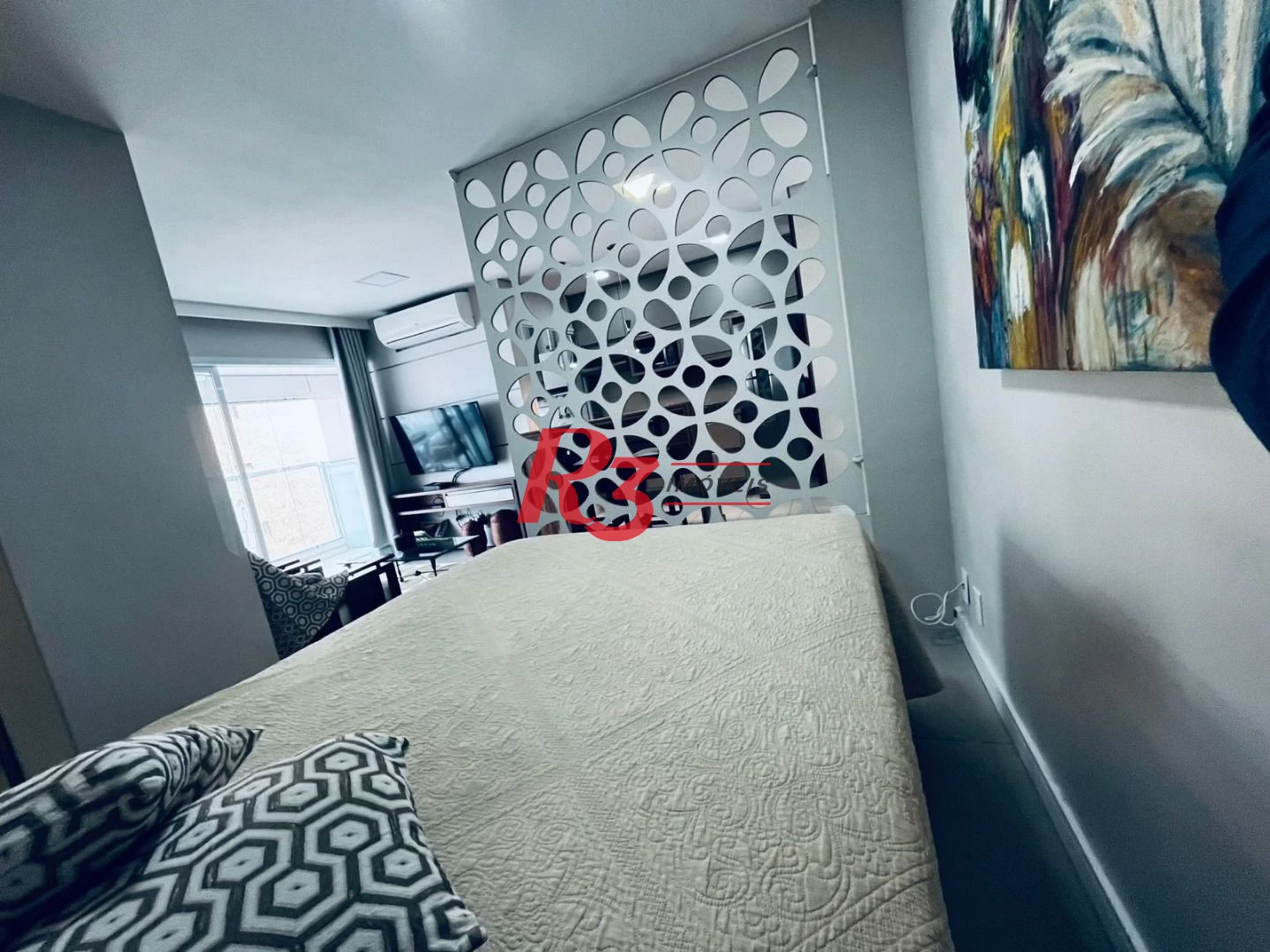 Apartamento com 1 dormitório para alugar, 48 m² - Ponta da Praia - Santos/SP