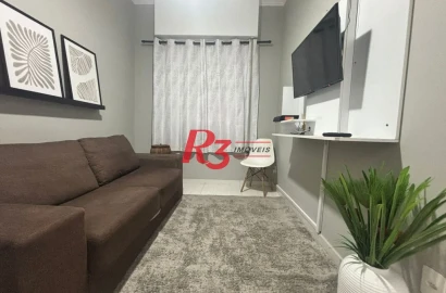Apartamento à venda, 40 m² por R$ 390.000,00 - Aparecida - Santos/SP