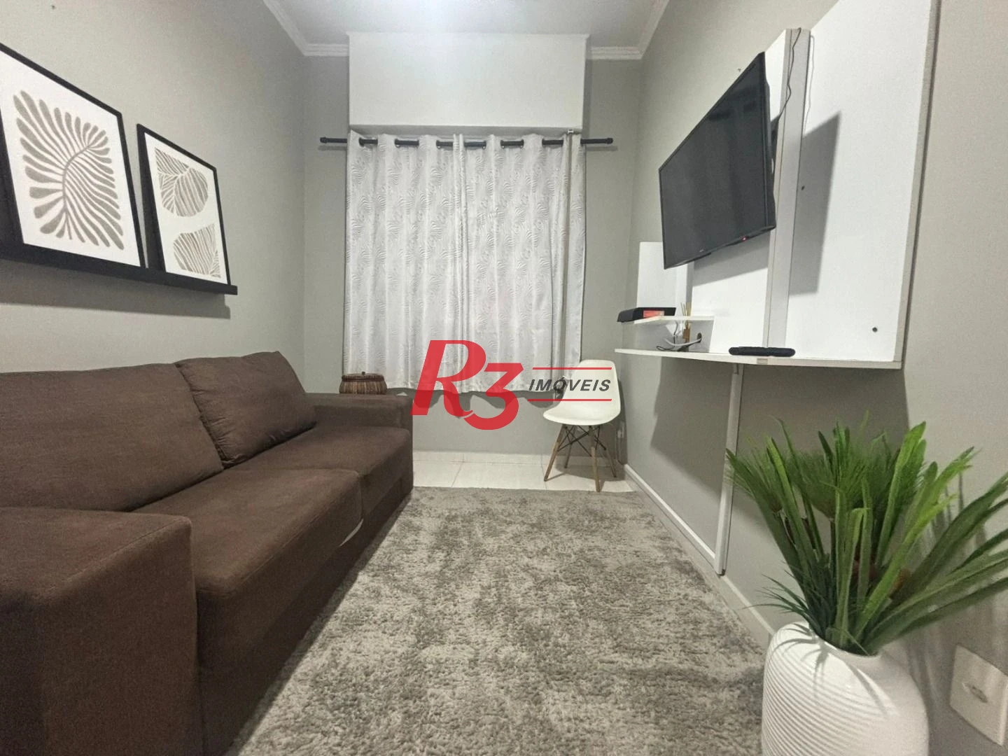 Apartamento à venda, 40 m² por R$ 390.000,00 - Aparecida - Santos/SP