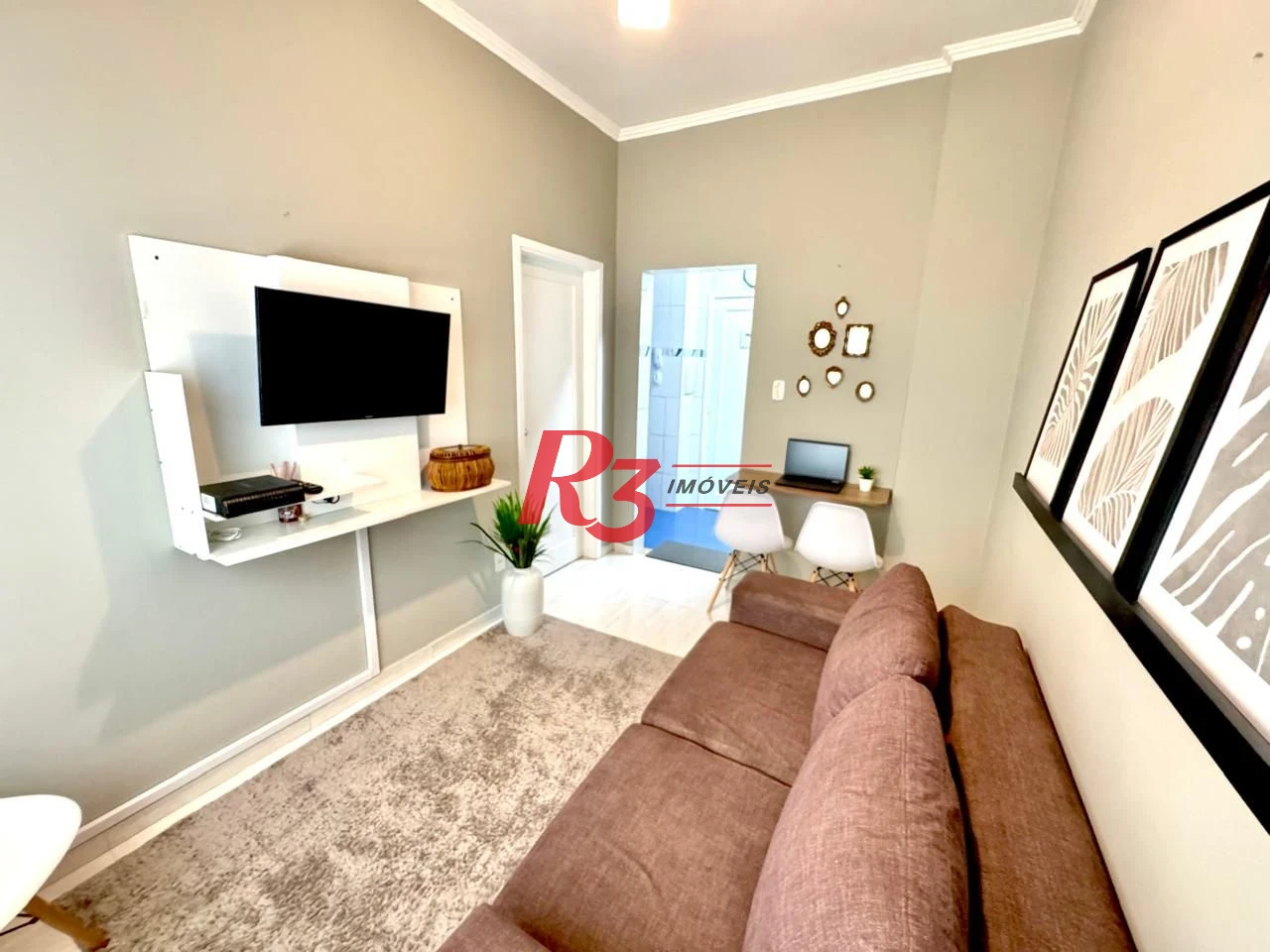 Apartamento à venda, 40 m² por R$ 390.000,00 - Aparecida - Santos/SP