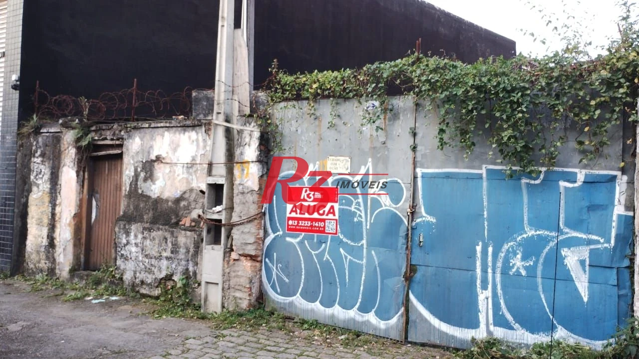 Terreno para alugar, 420 m² por R$ 10.000,01/mês - Vila Mathias - Santos/SP