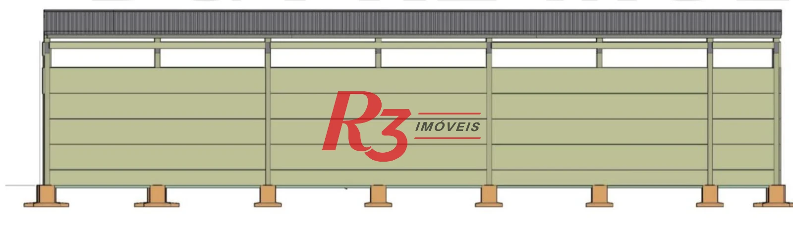 Terreno para alugar, 420 m² por R$ 10.000,01/mês - Vila Mathias - Santos/SP