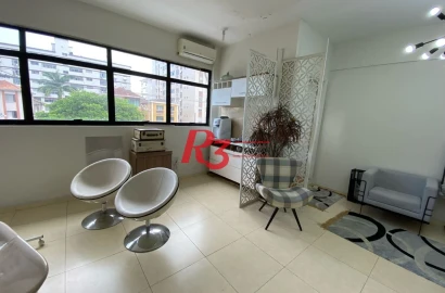 Sala à venda, 49 m² por R$ 300.000,00 - Macuco - Santos/SP
