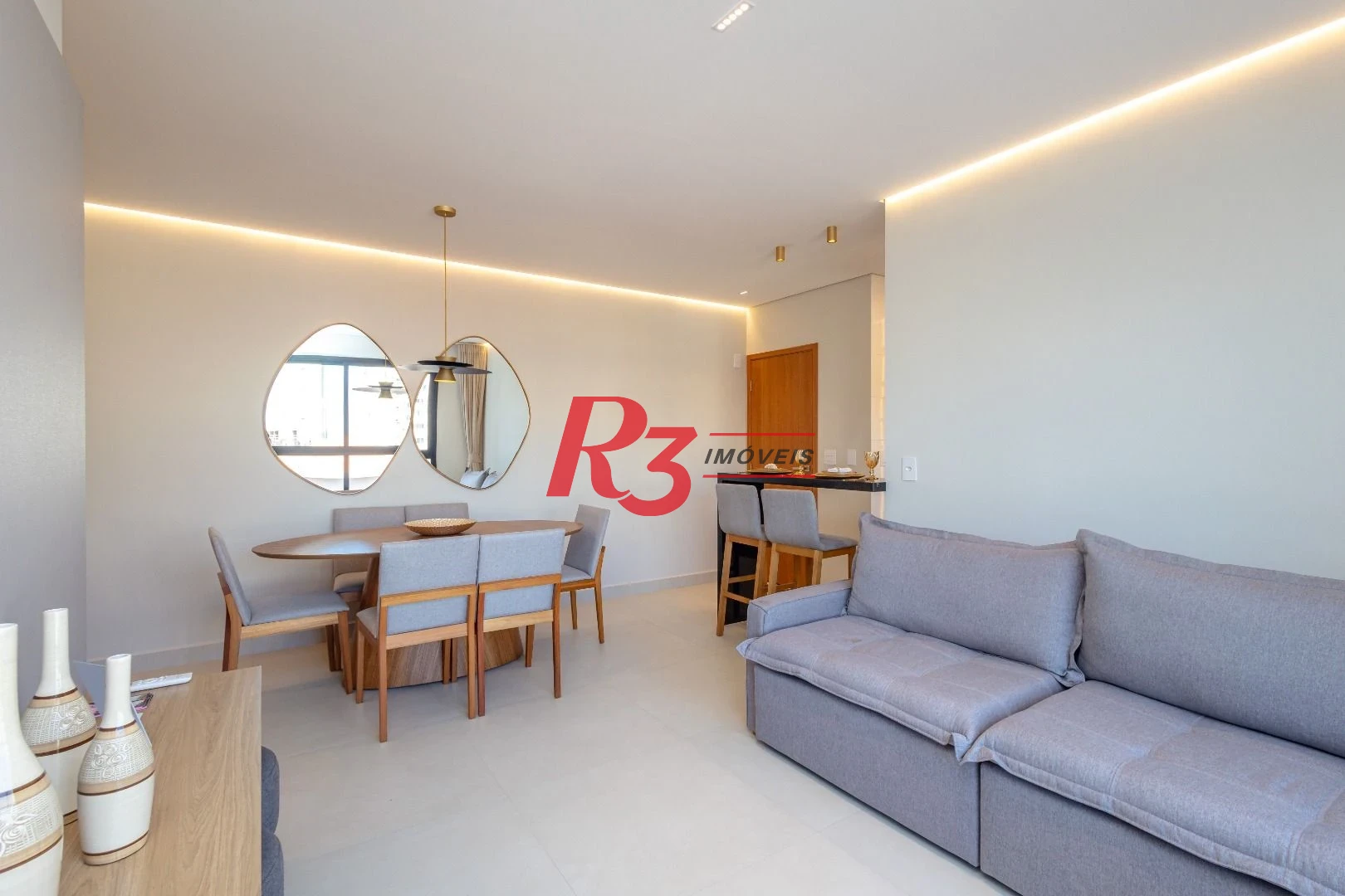 Apartamento à venda, 77 m² por R$ 1.122.000,00 - Aparecida - Santos/SP