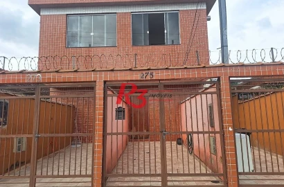 Casa à venda, 72 m² por R$ 270.000,00 - Chico de Paula - Santos/SP