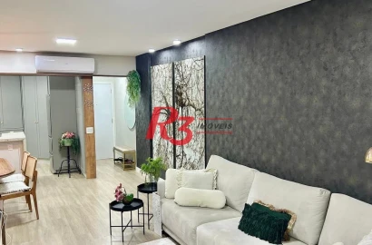 Apartamento à venda, 147 m² por R$ 1.000.000,00 - Gonzaga - Santos/SP