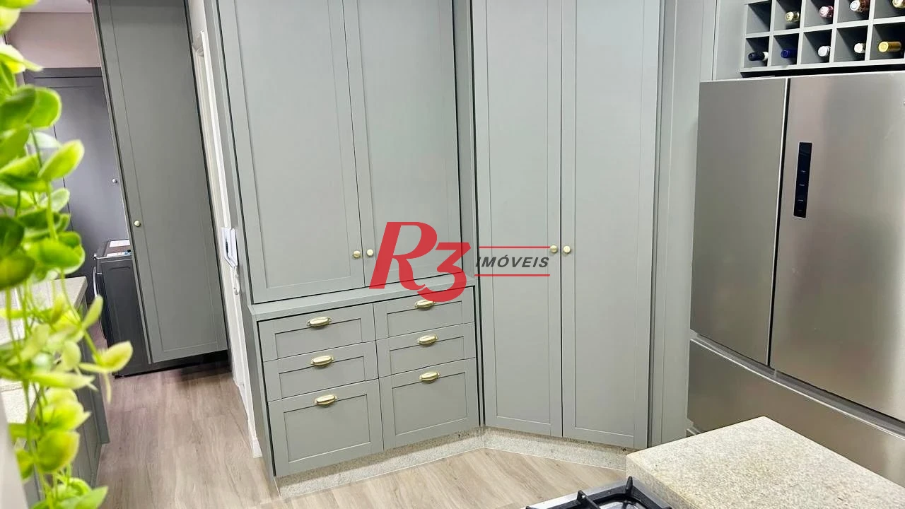 Apartamento à venda, 147 m² por R$ 1.000.000,00 - Gonzaga - Santos/SP